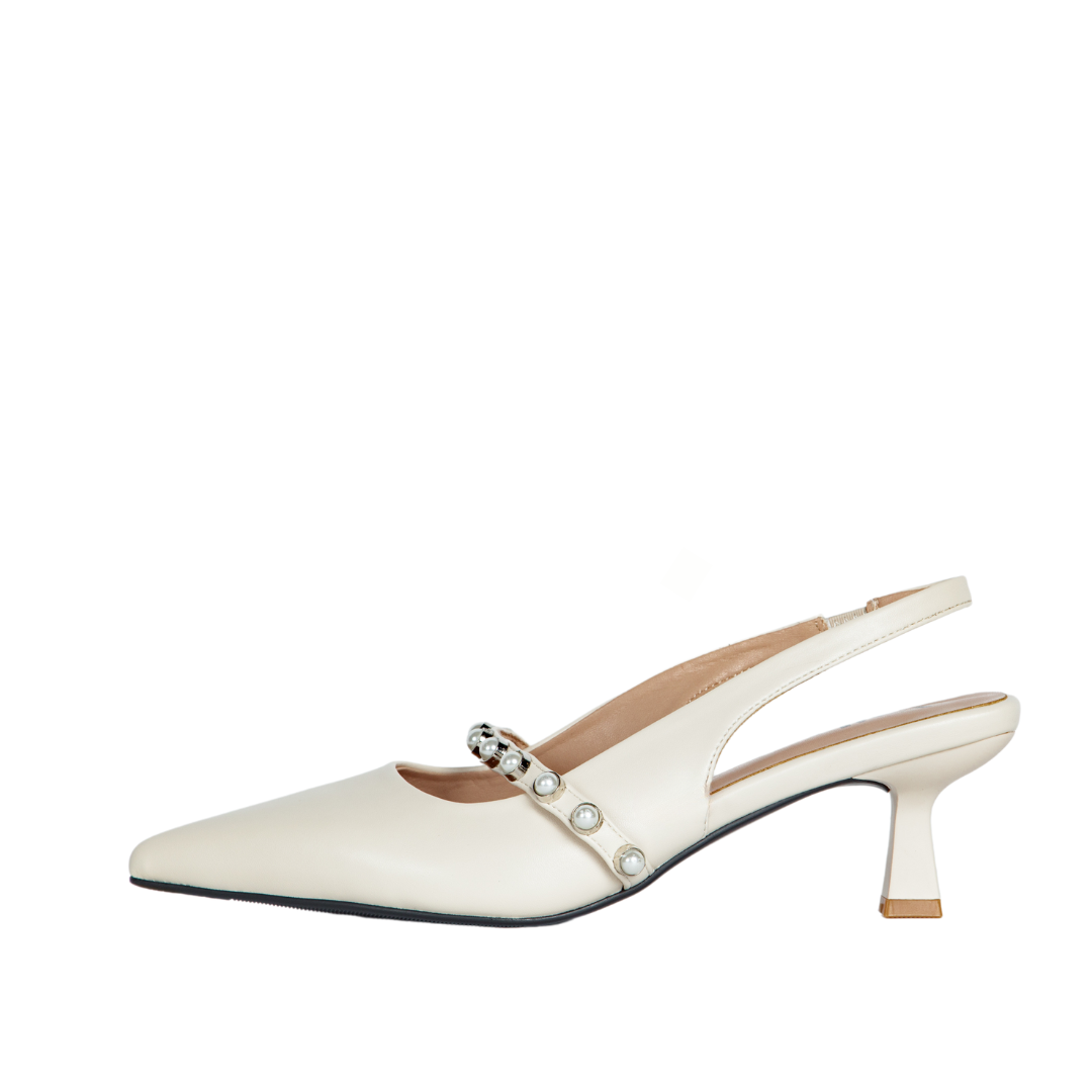 Sophia Slingback Pumps Ivory