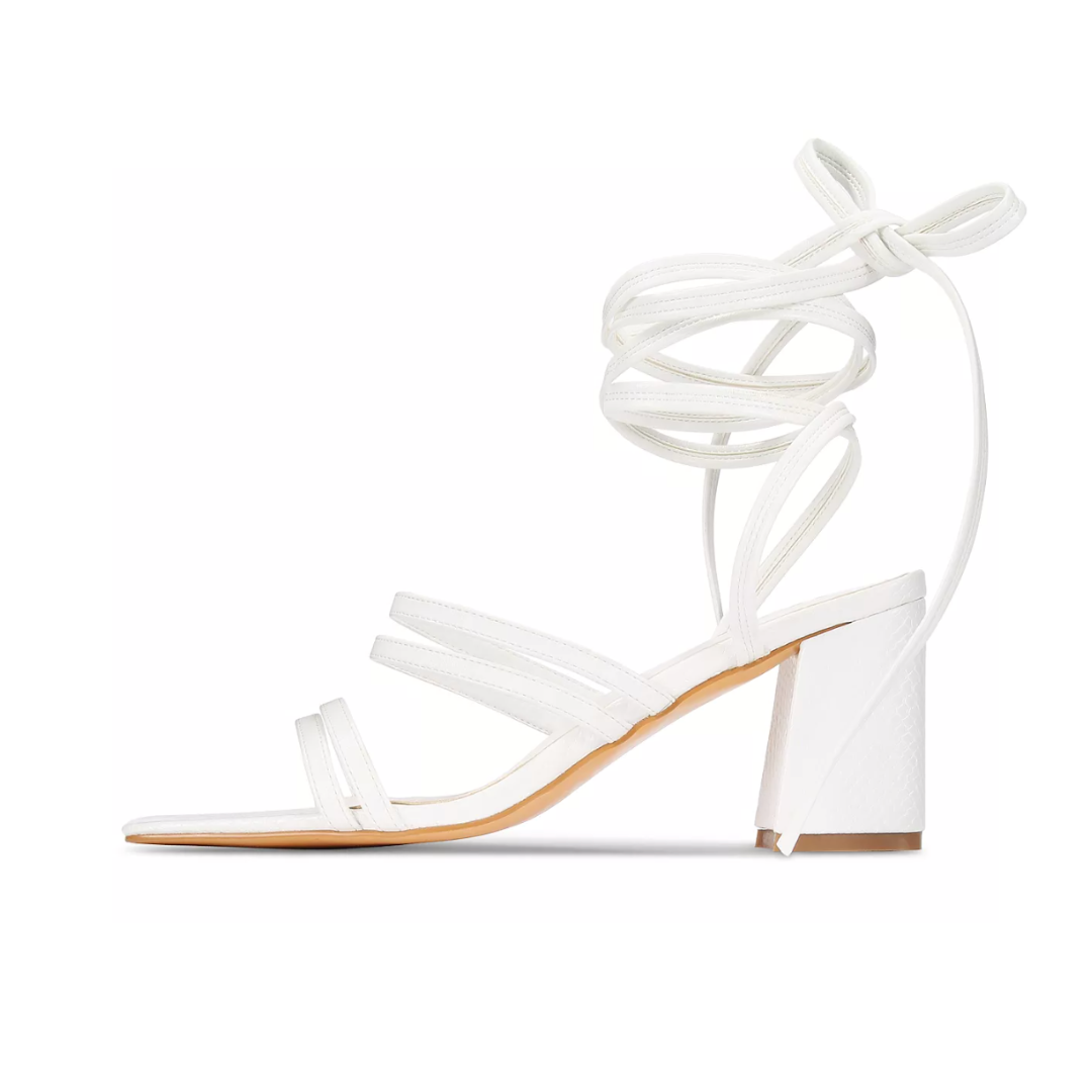 Ava Sandals White