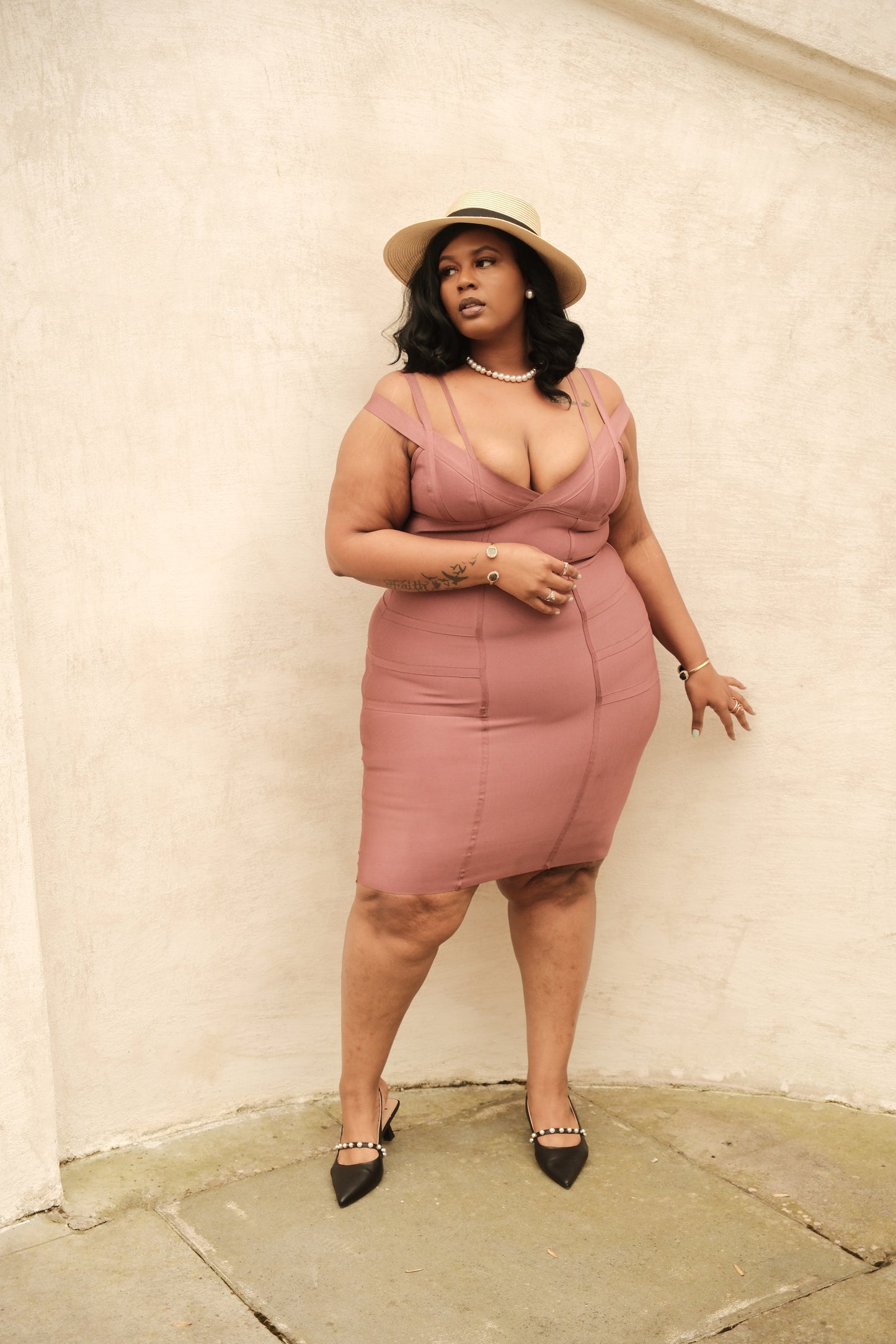 Sophia Slingback Pumps Black