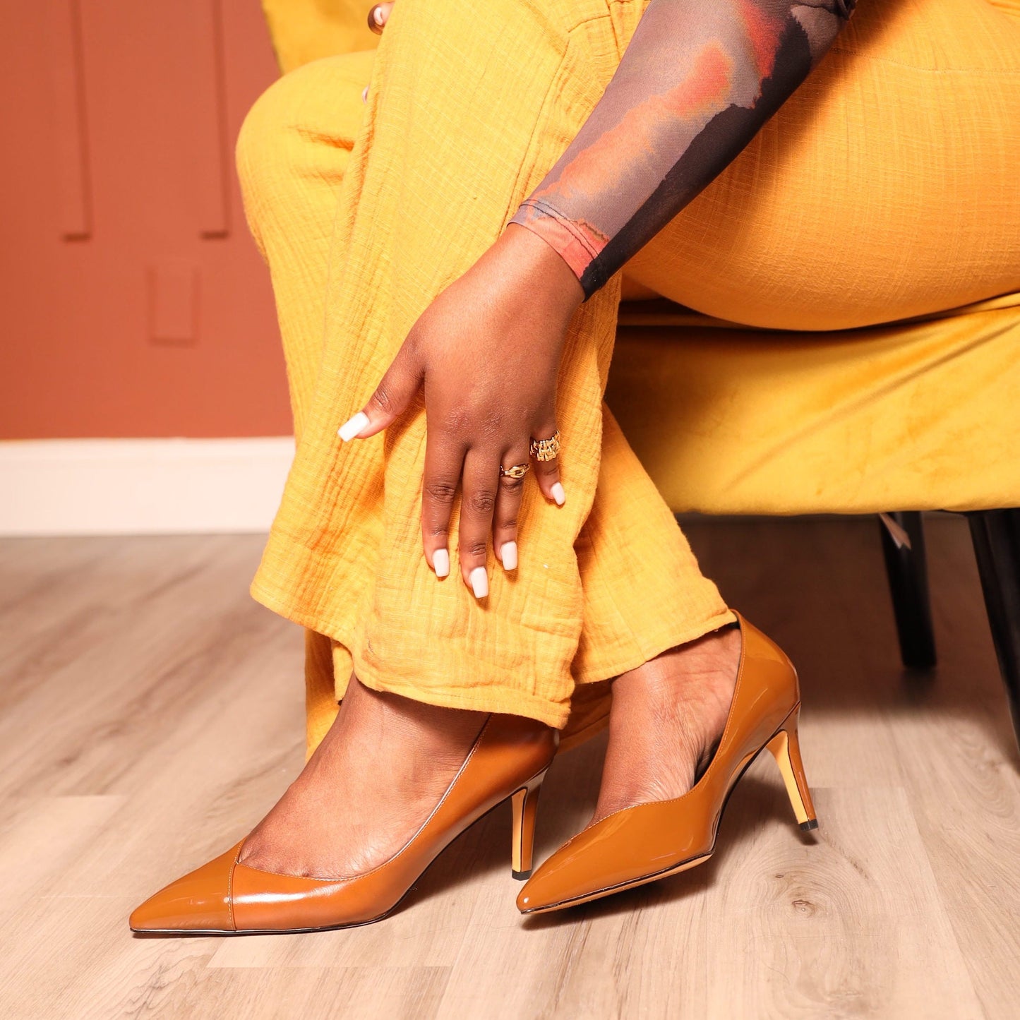 Michelle Pumps Coffee