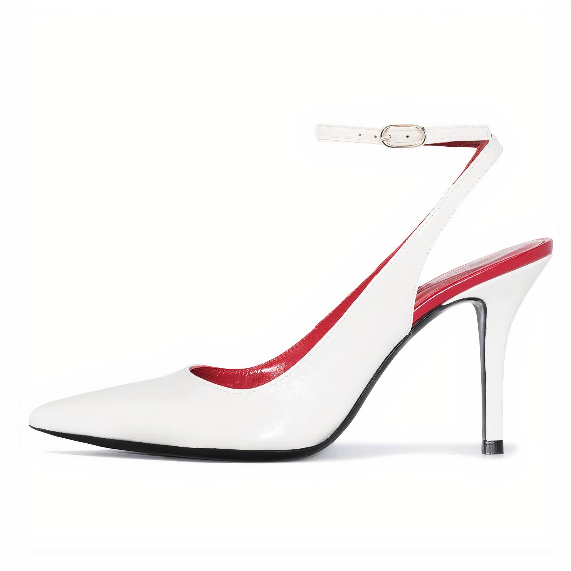 Myra Pump is classy for all white office look and in plus sizes