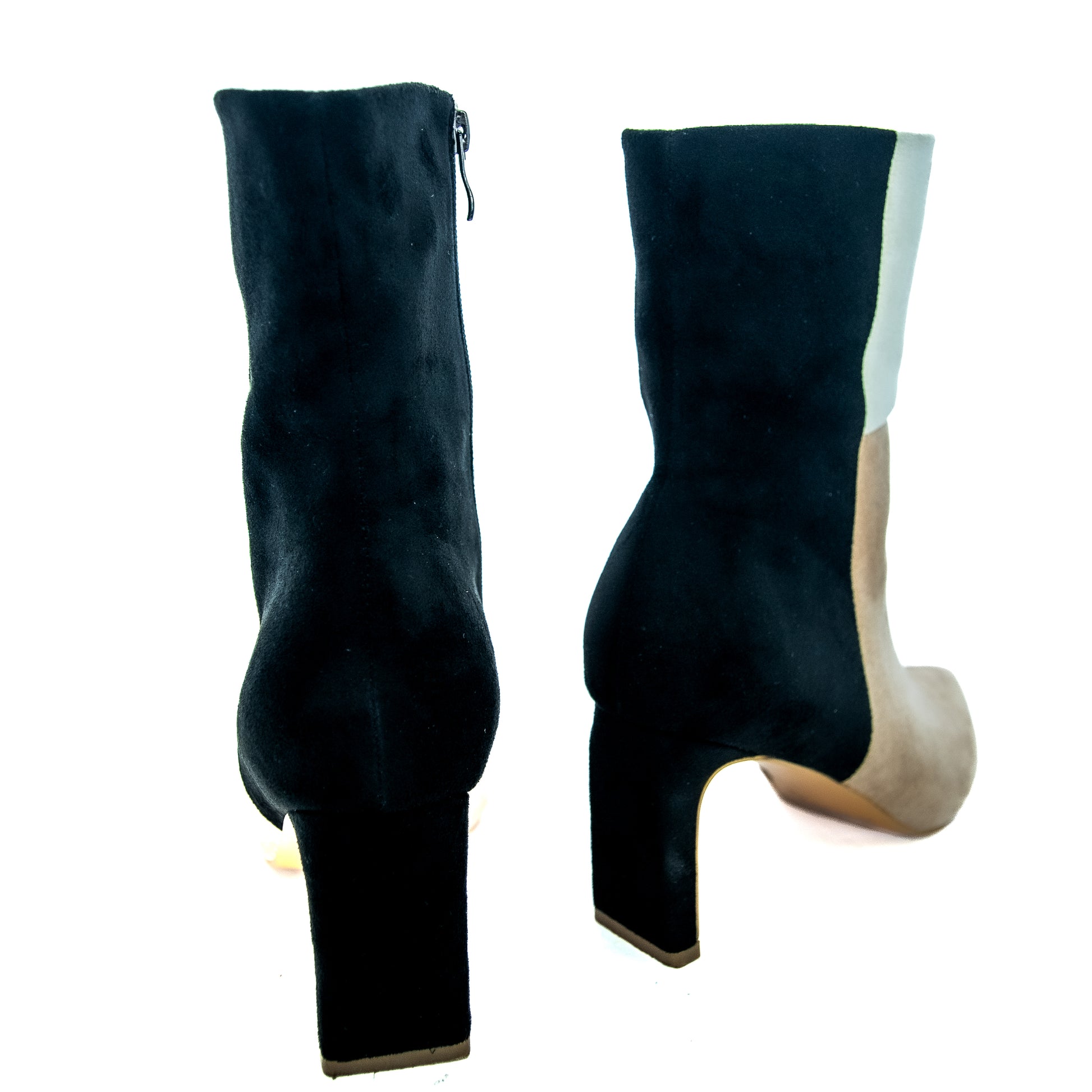 Sabina Ankle Booties-Nude
