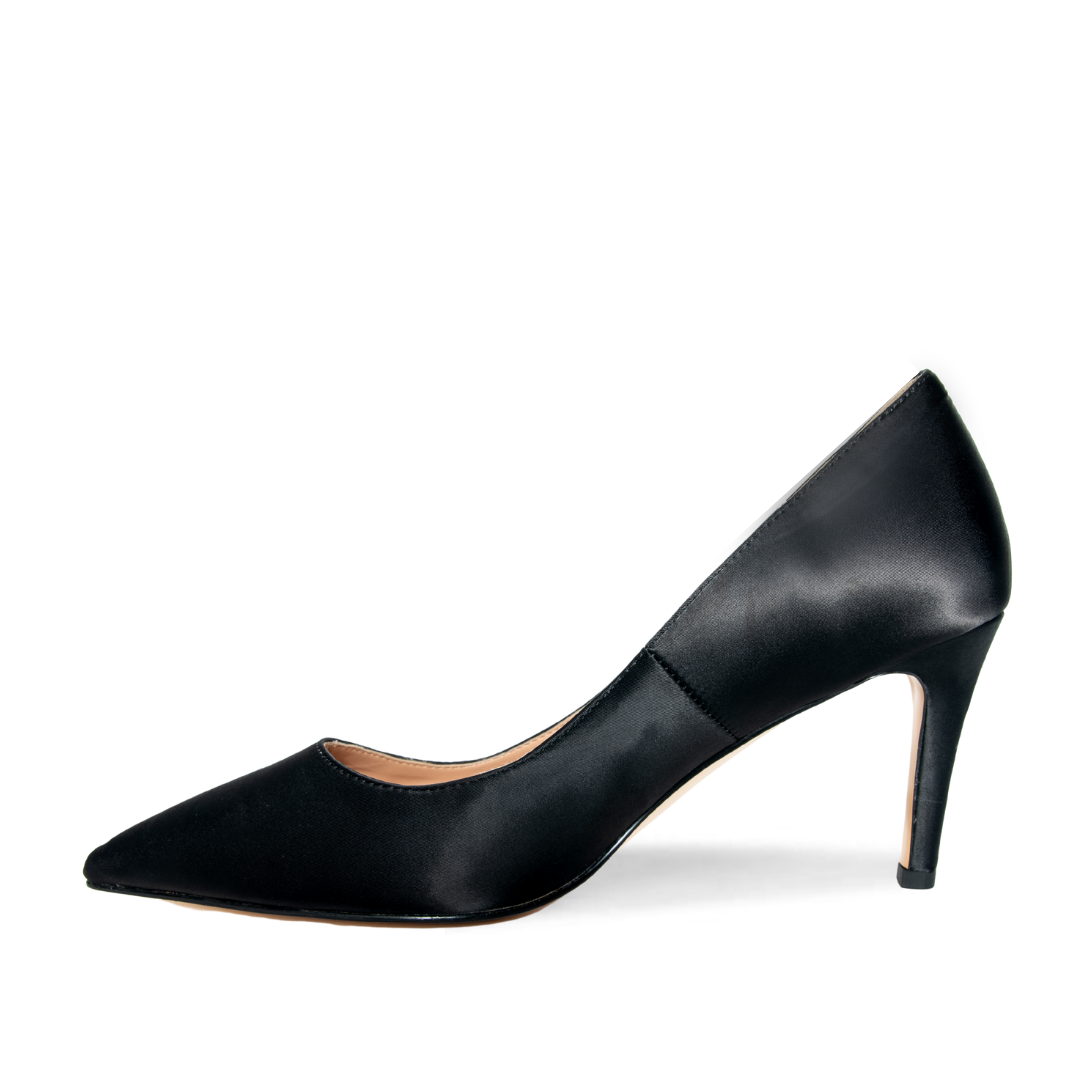 Capri Pump Black Plus Size Pumps